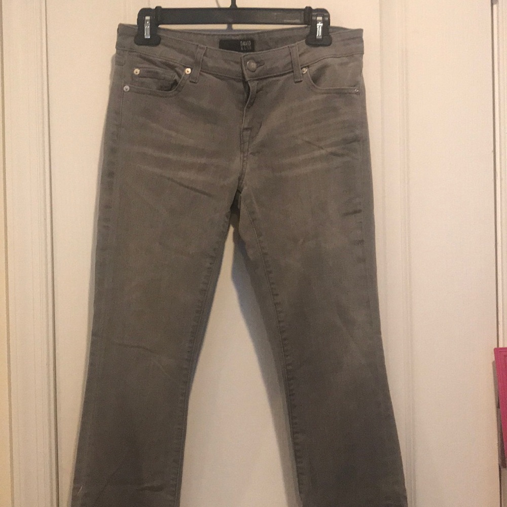 David Khan gray boot-cut jeans size 28